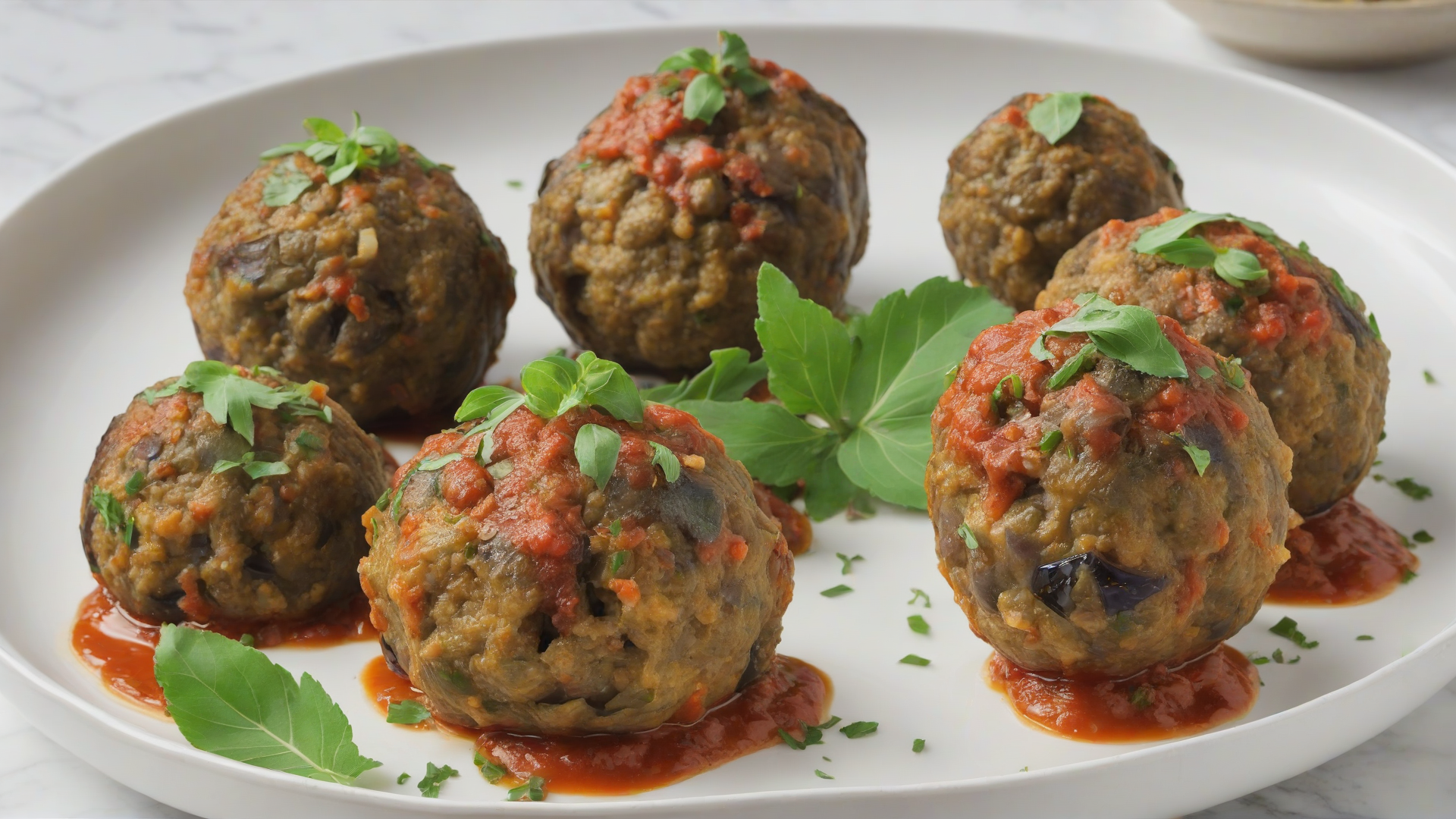 polpetta di melanzane al forno